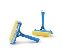 FercasaShop® Spazzola per Zanzariere con Spugna, 15 cm, Rullo in Nylon - Doppio Uso Pulisce e Spolvera