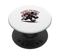 FERCE GATTO CALCIO, CONTRO IL MONDO PopSockets PopGrip Adesivo