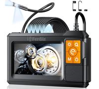 Ferdiiz Endoscopio Industriale HD 1920P, Telecamera Endoscopica Digitale Doppie Lenti Con 8+1 Luci LED Regolabili, Endoscopio IPS da 4,3", Telecamera Ispezione Impermeabile IP67, Cavo Semirigido 5M