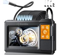 Ferdiiz Endoscopio Industriale HD 1920P, Telecamera Endoscopica Digitale Lente Singola Con 8 Luci LED Regolabili, Endoscopio IPS da 4,3", Telecamera Ispezione Impermeabile IP67, Cavo Semirigido 10M