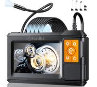 Ferdiiz Endoscopio Industriale HD 1920P, Telecamera Endoscopica Digitale Lente Singola Con 8 Luci LED Regolabili, Endoscopio IPS da 4,3", Telecamera Ispezione Impermeabile IP67, Cavo Semirigido 5M