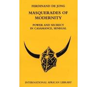 Ferdinand de Jong Masquerades of Modernity (Copertina rigida)