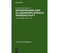 Ferdinand De Saus Grundfragen Der Allgemeinen Sprachwissensc (Copertina rigida)