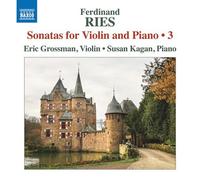 Ferdinand Ries Ferdinand Ries: Sonatas for Violin and Piano - Volume 3 (CD)