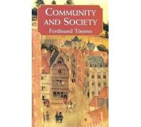 Ferdinand Tonnies Community and Society (Tascabile)