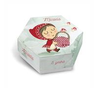 FERDINANDO FAMA' 12 Pezzi scatoline portaconfetti Compleanno, scatoline Il Mio Primo Compleanno, Personalizzate con Nome, n. 12 pz (Cappuccetto Rosso Personalizzato)