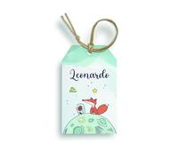 FERDINANDO FAMA' Bigliettino Bomboniera Tag 50 Pezzi Compleanno Personalizzato (Piccolo Principe)