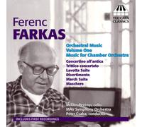 Ferenc Farkas Ferenc Farkas: Orchestral Music - Volume 1 (CD) Album