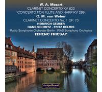 Ferenc Fricsay Con.for Clarinet & Orch./Harp Con./Clarinet Con. (CD)