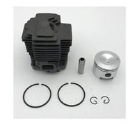 FEREOWNQ Kit Cilindro pistone 41,5 mm 44 mm TH48 TH43 Adatto for Kaw-saki Kbl48 KBH48 TH430 KBH43A KAAZ Garden Trimmer Decespugliatore Parti del Motore(TH48 44mm)