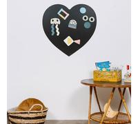 FERFLEX - Lavagna magnetica a cuore - decorazione da parete con banda magnetica riposizionabile - venduta con un set di forme geometriche - 60x60 cm
