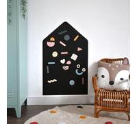 FERFLEX - Lavagna magnetica per bambini - Casa - decorazione da parete con banda magnetica riposizionabile - venduta con un set di forme geometriche - 57,6x91,9 cm