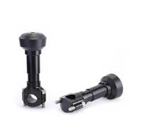 FERFXN Protezione Anticaduta Protezione Anticaduta per Telaio CNC per Benelli per Leoncino 800 Tamponi Paratelaio(22-28mm B Black)