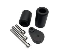 FERFXN Protezione Anticaduta Slider Telaio Moto Senza Taglio Protezione da Caduta per Kawasaki per Ninja per ZX-6R per ZX6R per ZX 6R 636 2007 2008 Tamponi Paratelaio(Nero)