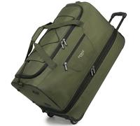 FERGÉ XL borsa da viaggio capiente con rotelle, espandibile e scomparto per scarpe - Trolley con cinghie di fissaggio, borsa da viaggio morbida, Weekender PARIS