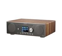 Ferguson - Digital Internet Radio DAB+ - Regent i450s Spotify Connect/AUX/USB/Bluetooth - radio dab: altoparlante, lettore CD, Hi-Fi, FM - Home Stereo - Doppio allarme, telecomando (Noce Scuro)