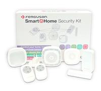 Ferguson - Smart Home Security Kit - Kit allarme casa 5 elementi - Allarme casa senza fili - WiFi/ZigBee - Antifurto casa wireless con App: sensore di apertura/temperatura/umidità/movimento ecc.
