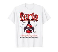 Feria Vintage Bayonne Dax testa a testa in giù pipistrello Maglietta