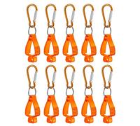 Feriany 10 pz Clip per Guanti da Lavoro Clip per Cintura Guanto con Moschettoni in Metallo per Lavoro di Protezione dei Lavoratori di Costruzione
