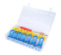 Feriany 16pcs Auto AC Line Disconnect Tool Set Auto Fuel Line Quick Removal Tool Linea di Carburante Angled Disconnect Tools
