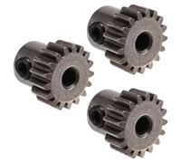 Feriany 3 Pezzi 3.175mm Albero Pignone Acciaio Motore Ingranaggio 32DP 48DP 64DP M0.6 per 1/10 1/8 RC Auto 3650 3660 Pezzi 17T