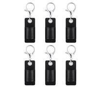Feriany 6 Pecs Portapenne Portatili In Pelle PU Pelle Distintivi Portamatite, Portamatite, Portamatite, Portapenne, Organizzatore, Nero