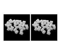 Feriany 60Pcs 0.5 Modulo 8 Denti Ruota Dentata Ingranaggio di Plastica per 2mm Albero Motore di Auto Giocattolo
