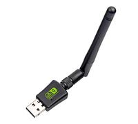 Feriany Adattatore WiFi USB Antenna Adattatore WiFi USB Scheda Adattatore Wi-Fi Ethernet WiFi Dongle Controller gratuito per PC Desktop Portatile