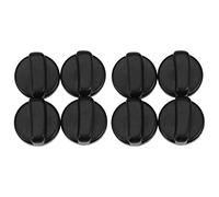 Feriany Cucina 44 mm diametro plastica nero interruttore pulsante per piano cottura a gas 8