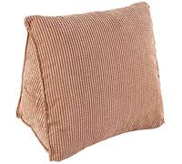 Feriany Cuscino per schienale da lettura, cuscino a cuneo, cuscino lombare, cuscino per letto, ufficio, sedia, cuscino di sostegno per la schiena (caffè)