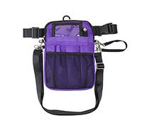 Feriany da infermiera, organizer per cintura da infermiera, forbici e kit per la cura degli attrezzi, borsa a tracolla per riporre oggetti, viola