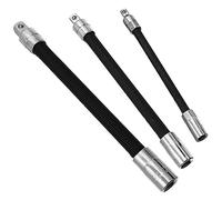 Feriany Kit 3 Pezzi Chiave Elettrica Albero Flessibile Universale Chiave A Cricchetto Rapida di Prolunga Molla