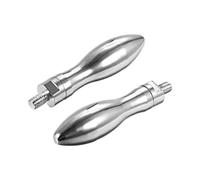 Feriany Maniglie di fissaggio Manopole a vite Maniglia M10 X 12 mm Maniglia girevole in acciaio filettato, 2 pezzi