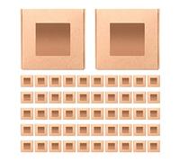 Feriany Mini scatola di carta kraft con scatola di imballaggio per , confezione da 50 pezzi, per sapone, caramelle ()