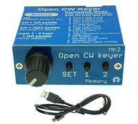 Feriany Open CW Keyer MK2 KIT con in metallo CW Keyer MK2 KIT CW Velocità regolabile da 1 a 999 WPM (assemblato)