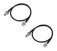 Feriany prolunga antenna per microfono fili, 61 cm, con connettore BNC, confezione da 2 per sistemi di montaggio su rack