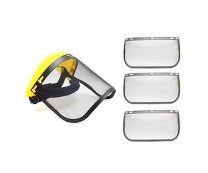 Feriany protettivo per decespugliatore, con di protezione a rete integrale per decespugliatore con rete di ricambio