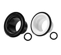 Feriany Rinforzatore di calcio della grancassa di gomma 'ABS con la protezione nera del foro della porta, testa del del foro del microfono