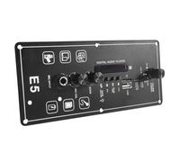 Feriany Scheda amplificatore audio Bluetooth 15 W con altoparlante portatile FM BT audio, scheda amplificatore di potenza karaoke, amplificatore MP3