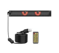Feriany Schermo flessibile a LED per auto USB 5 V Matrix Pixel Panel RGB, motivo graffiti Scroll-Text-Animation Display con APP 16 x 96