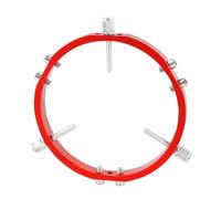 Feriany Star Finder - Anelli di sicurezza per astrofotografia a 3 punti, montaggio telescopico, 130 mm, colore: Rosso