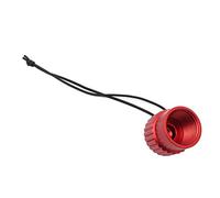 Feriany Tappo antipolvere filettato per immersioni subacquee Din 5/8-14NPS Tappo antipolvere Valvola Serbatoio Parte accessorio Rosso