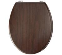 COPRIWATER UNIVERSALE SEDILE TAVOLETTA WC BAGNO MDF NOCE ARTE POVERA 18"FERIDRAS
