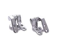 Feridras 513001 Set 2 Cerniere per Copriwater, Cromo, 5x10.5x21.5 cm