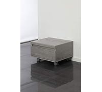 Cassettiera da bagno con ruote 58x29cm cemento Shelf Feridras