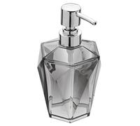 Feridras Diamante Dispenser Sapone, Grigio, 9.5x9.5x17.5 cm