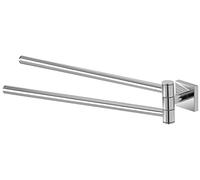 FERIDRAS Easy Portasciugamani a Snodo, Cromo, 6x8x37 cm