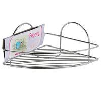 Feridras Francy Mensola Angolare, 1 Ripiano, Cromo, 22x22x11 cm