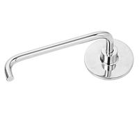 Feridras Porta rotolo carta igienica Idea – Acciaio inox cromato con adesivo, doppio fissaggio