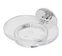 Feridras Idea Portasapone, Acrilico, Cromo, 2.5x11.5x12.5 cm -285033B